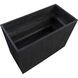 Leilani Black Outdoor Planter